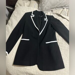 Alice + Olivia Blazer with white trim